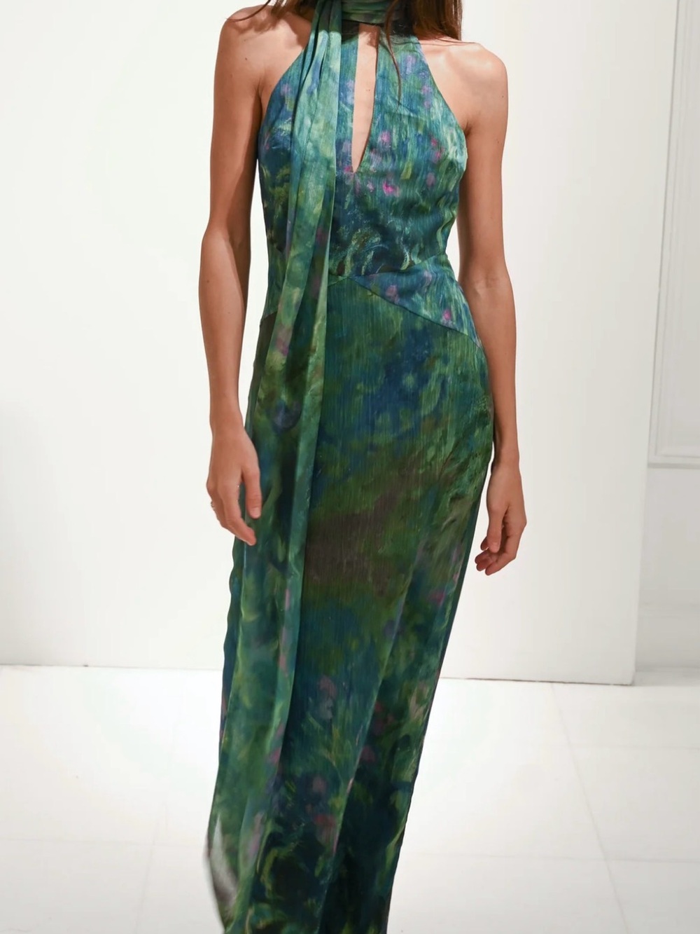 YLLW The Label Monet Dress – Irises | Size Small